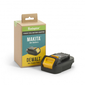Badaptor redukce pro nářadí DEWALT na akumulátorovou baterii MAKITA 18V