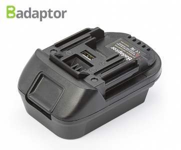 Badaptor redukce pro nářadí MAKITA na akumulátorovou baterii MILWAUKEE-DEWALT 18V