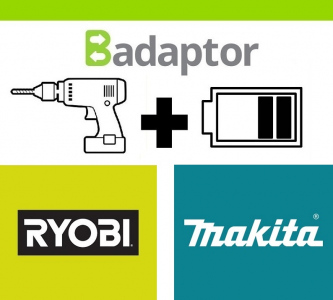 Badaptor tool Ryobi - battery Makita