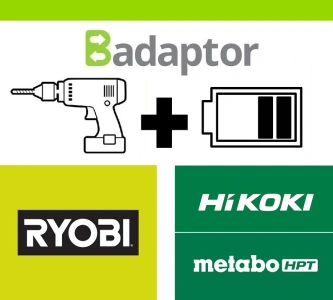 Badaptor tool Ryobi - battery Hikoki, Metabo HPT