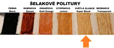 Šelak světlý - super blond
